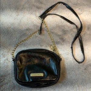 Authentic black Steve Madden crossbody purse